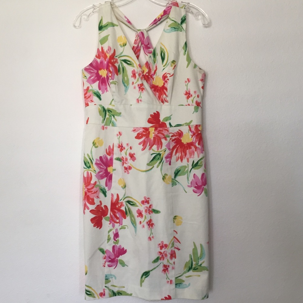 !HOSTPICK!Floral Cross/Halter Tommy Hilfiger Dress